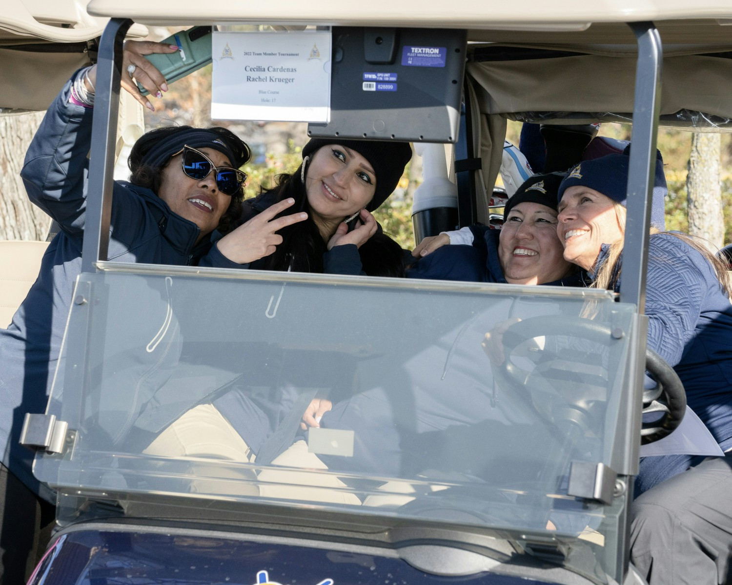 All Team Member Golf Tournament Selfie