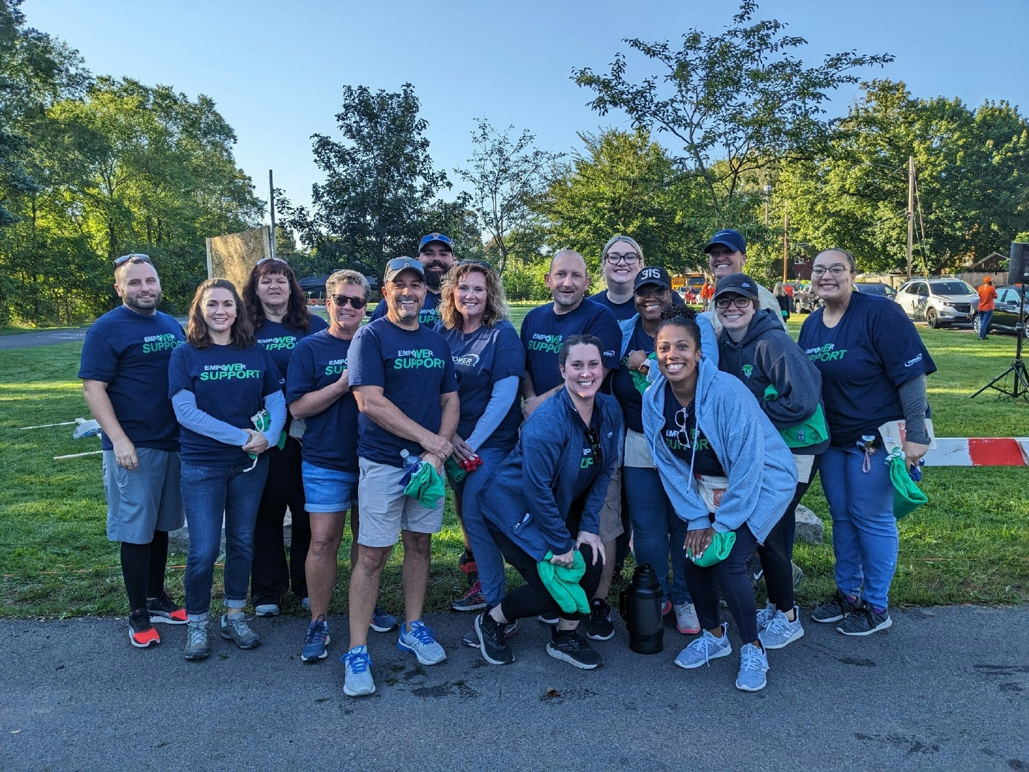 Employees engaging with the Syracuse community, enhancing neighborhoods with painting, landscaping, and other projects.