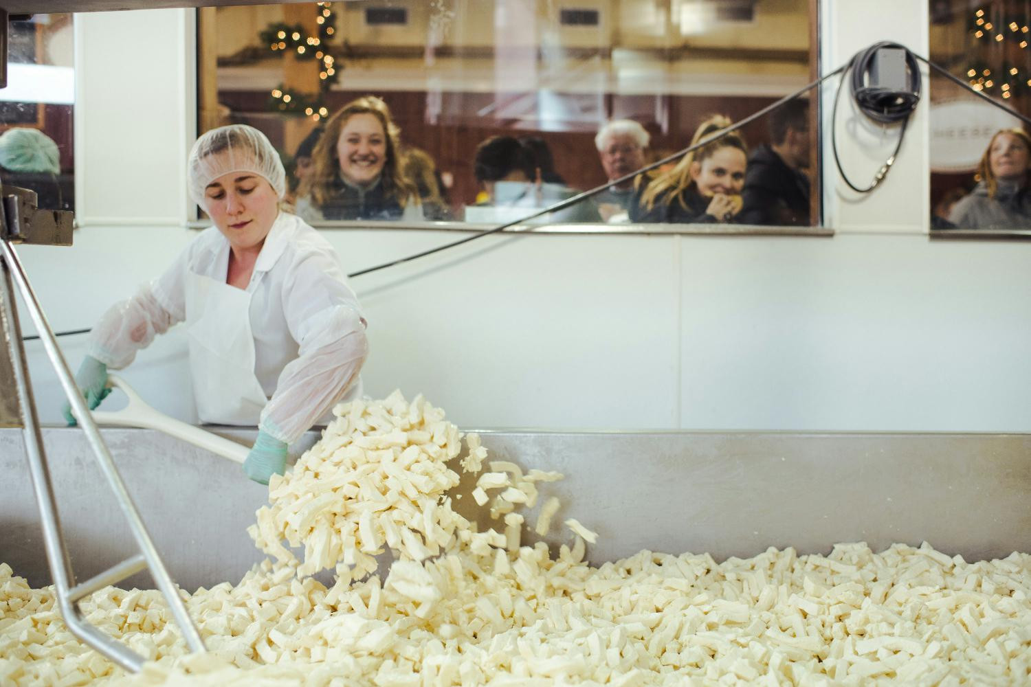 Our Cheesemakers work at the Pike Place Market in Seattle.