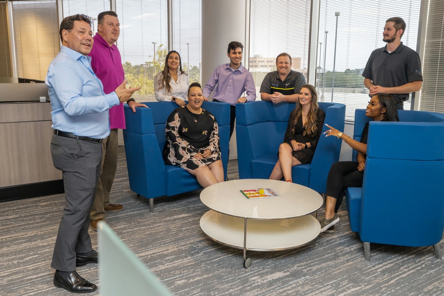 Photo day in the Houston Corporate office
Sergio, Ross, Eli, Liz, Zach, Landon, Ashley, James, Bria 