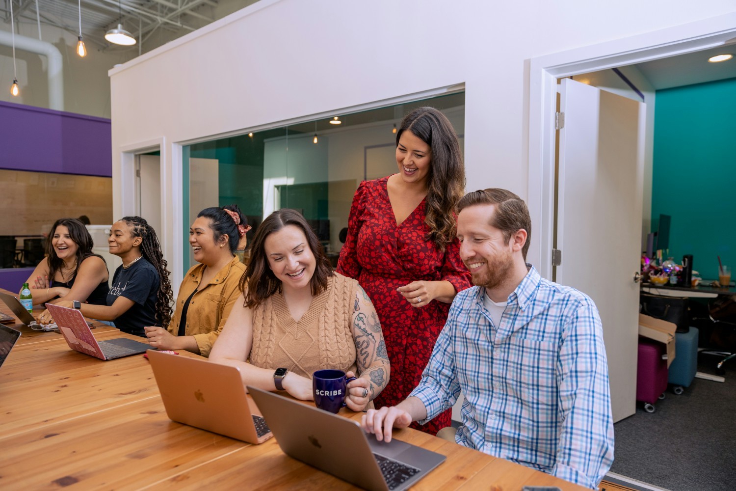 Scribe Crew at the Office