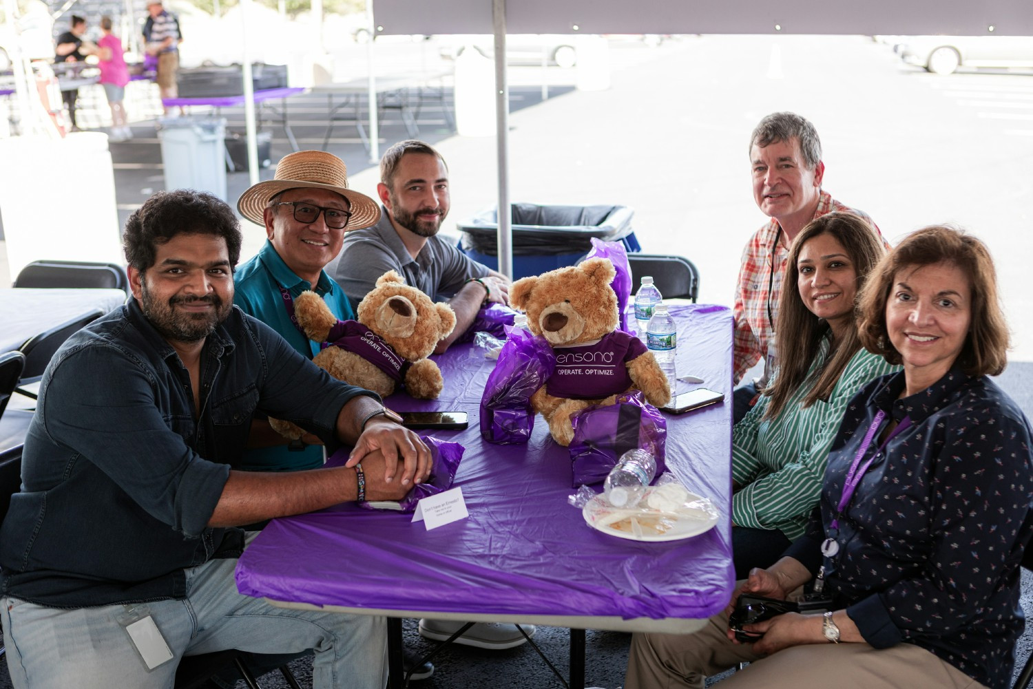 Associates enjoying Ensono's company picnic