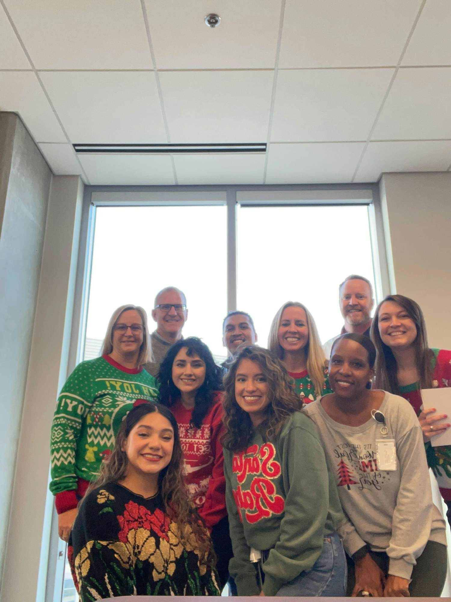 The Plano Care Navigation team's ugly sweater competition