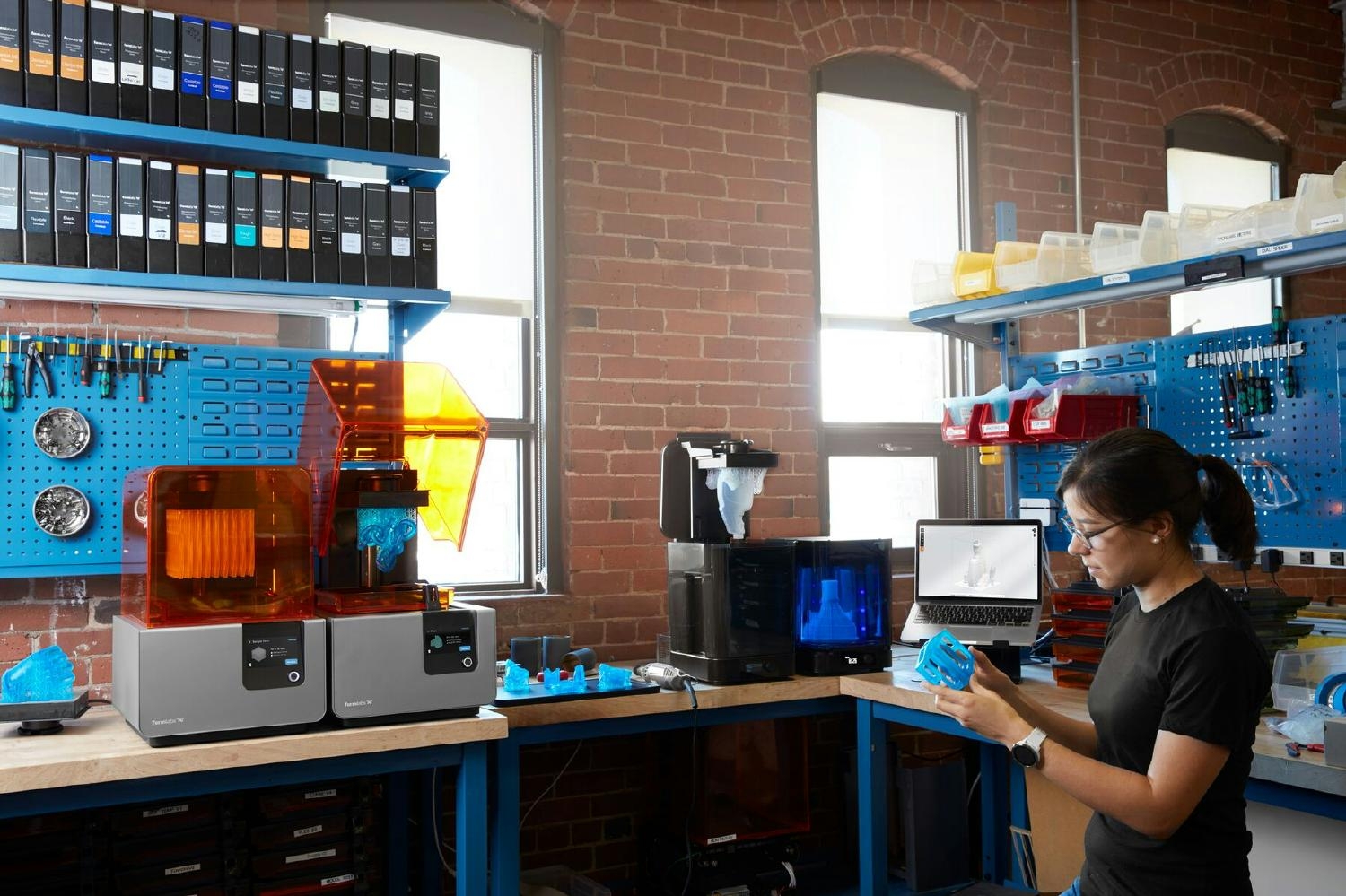 Formlabs printers in the R&D space