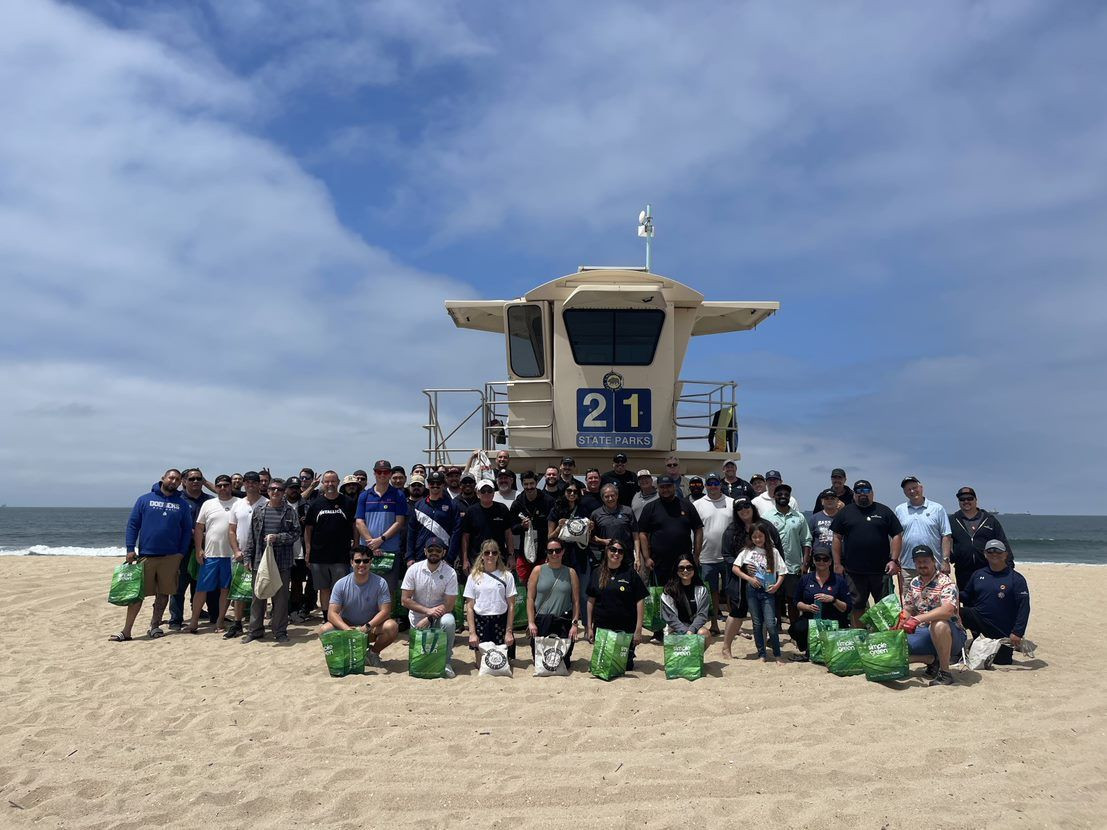 Community Outreach: Albireo Energy hosts a beach cleanup, giving back to our communities and protecting the environment.