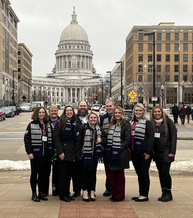 Employees attending the Annual State Government Affairs Conference in Madison, WI.