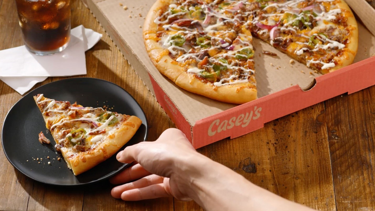 Casey’s aims to serve every guest with the flavors they crave, offering a wide variety of toppings and specialty pies.