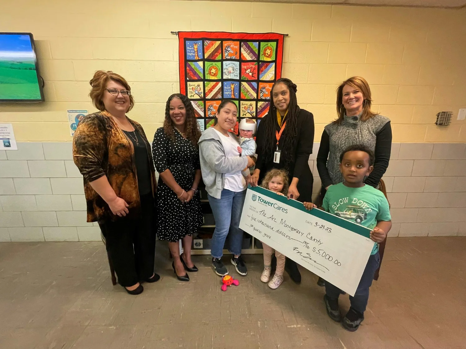 TowerCares Foundation provided grants to 16 charitable organizations in 2023, including The Arc of Anne Arundel County. 