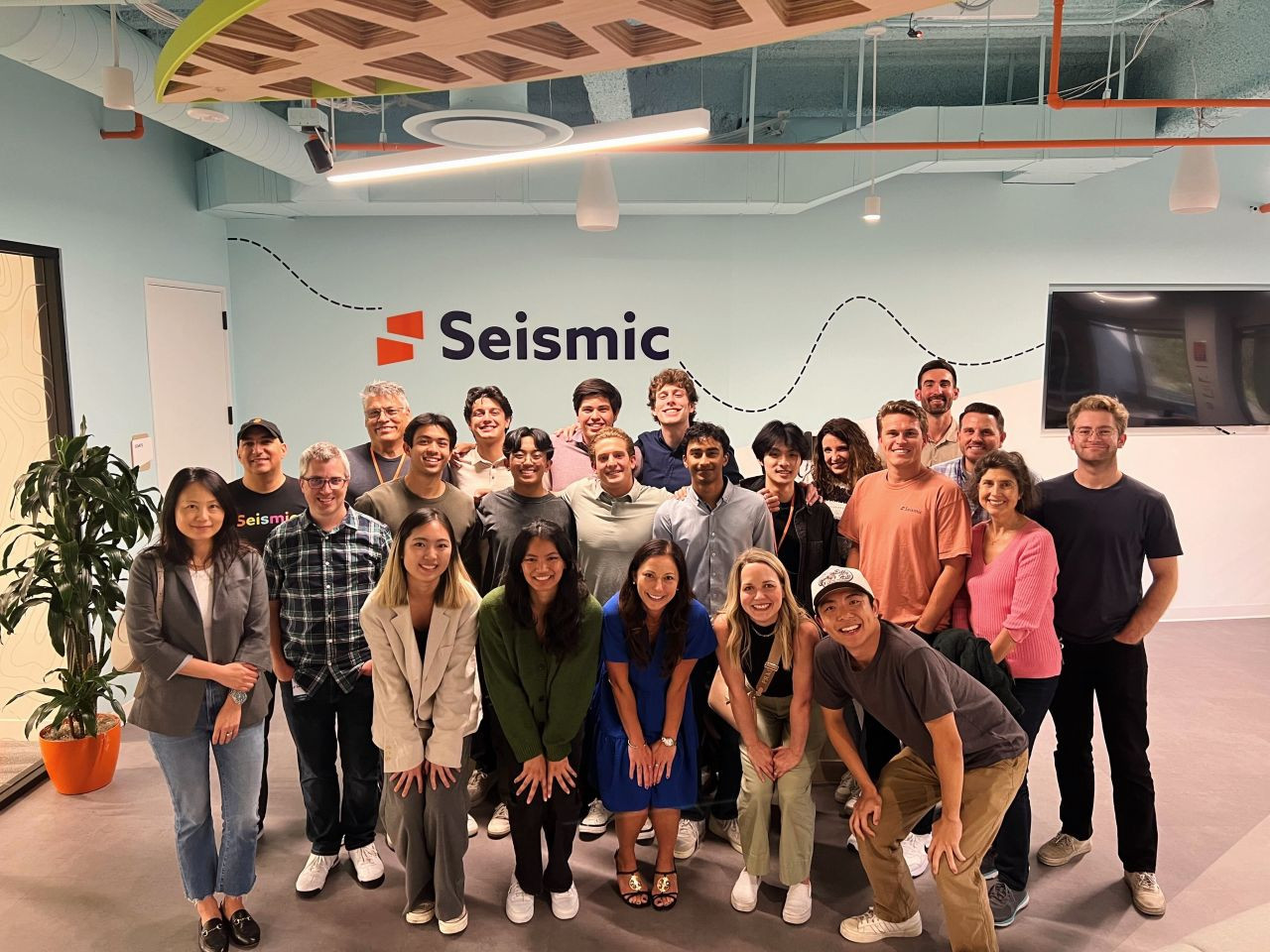 Seismic celebrating National Intern Day. 