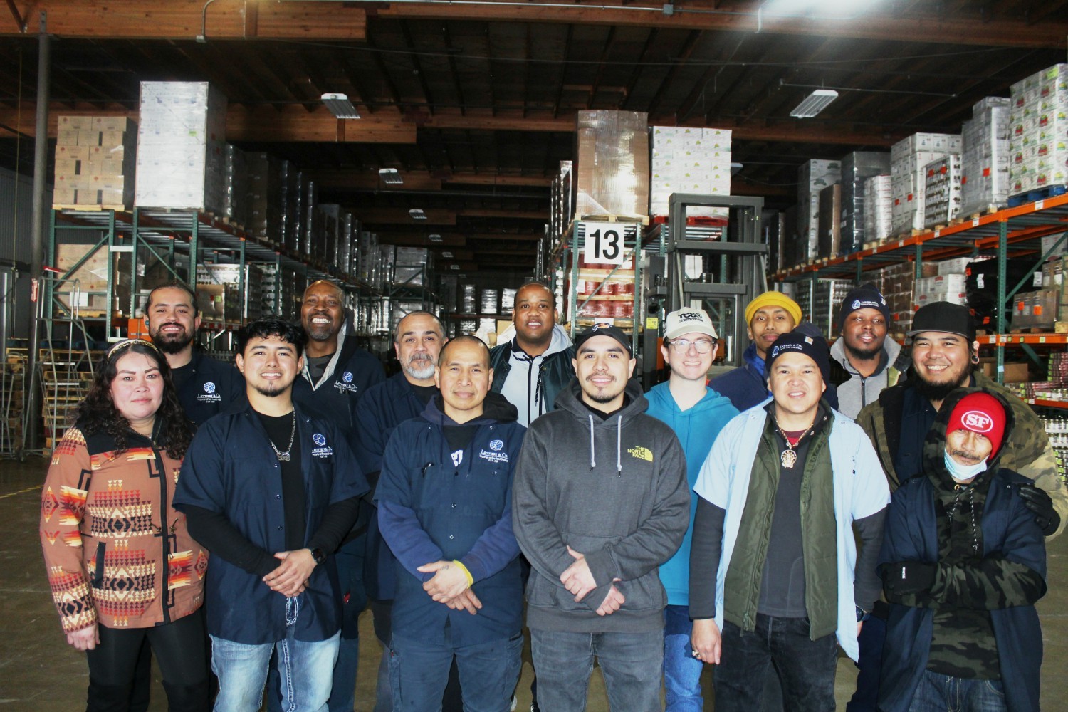 Lettieri & Co.'s wonderful warehouse team!