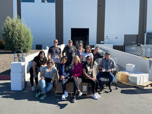 Saturday Employee Wine Sale -discounted wine for employees to purchase - this team worked the event for employees.