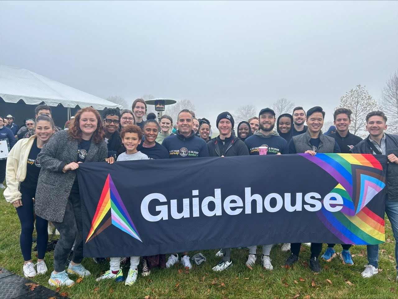 Guidehouse volunteers at the Whitman-Walker Health Walk to end HIV