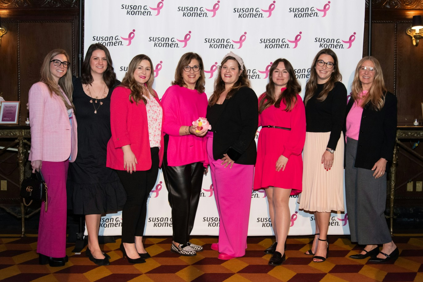 Womxn @ iCIMS Employee Resource Group attends Susan G. Komen Luncheon in NYC - March 2024.