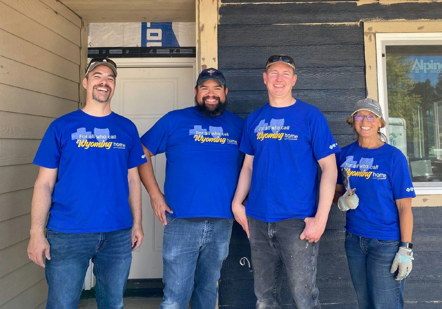 BCBSWY employees volunteering for Habit for Humanity build/restore day.