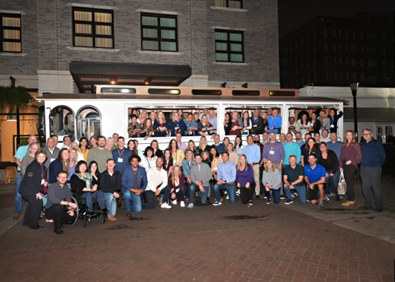 Phathom's growing team poses for a group photo during an all-employee offsite meeting in Savanah, GA.