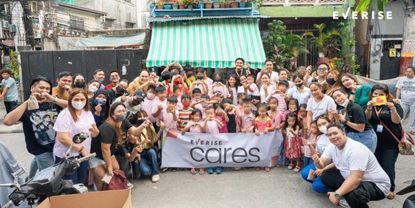 Donation drive for kids organized by Everise 