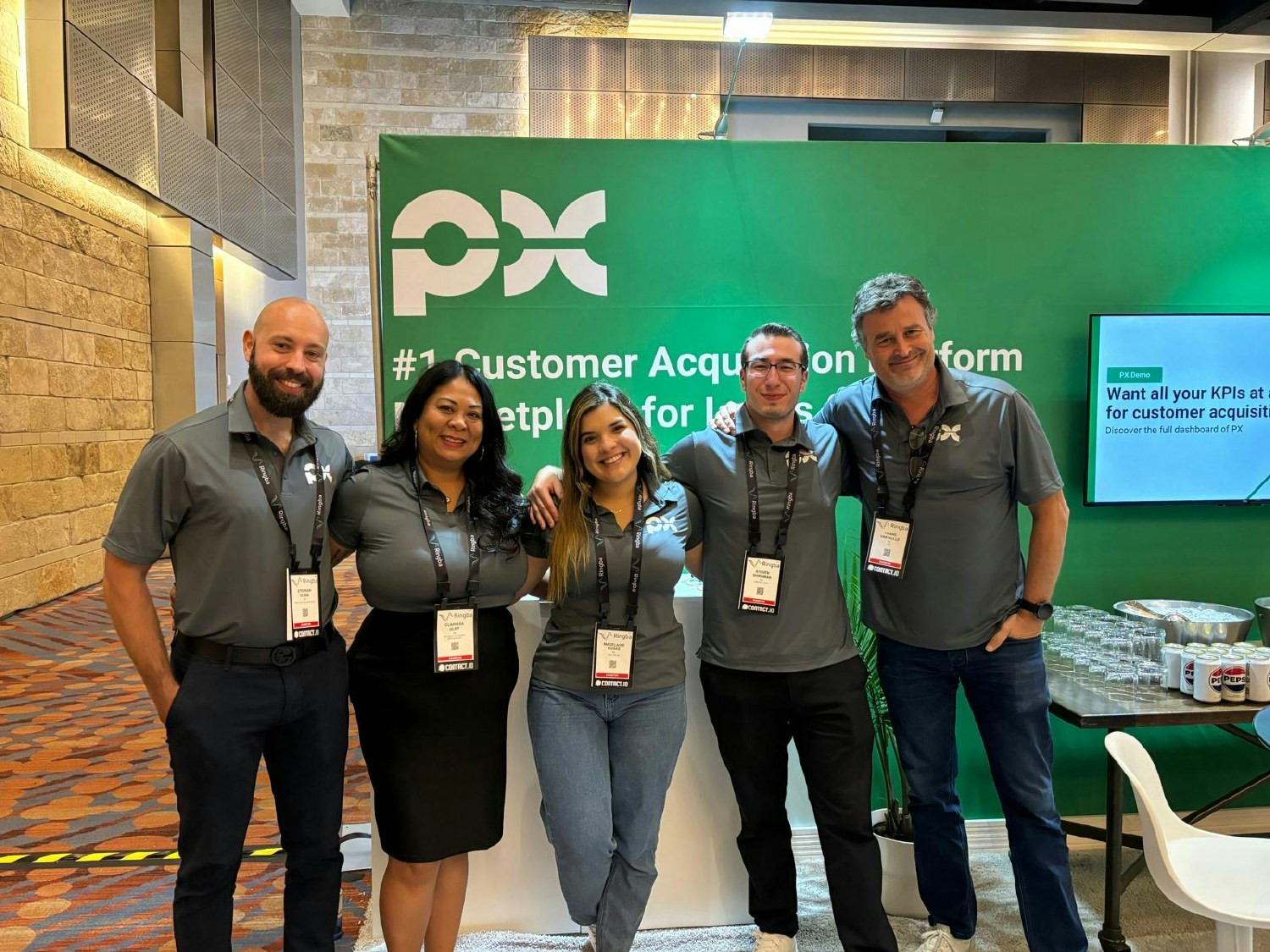 The team repped PX at Contact.IO in Denver! A lot of work, but totally worth it—big wins, great connections! 