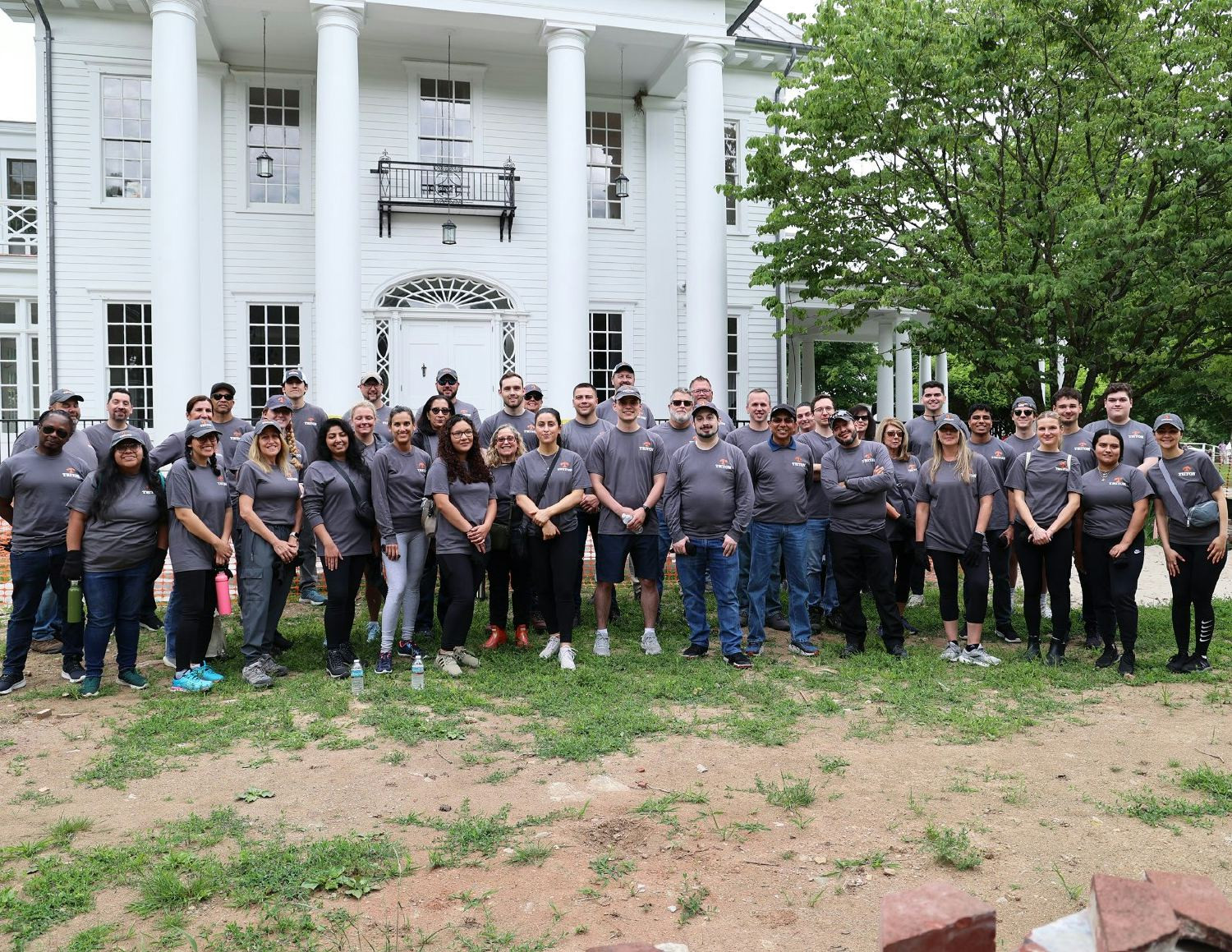 Some members of our New York team at a parks clean-up event