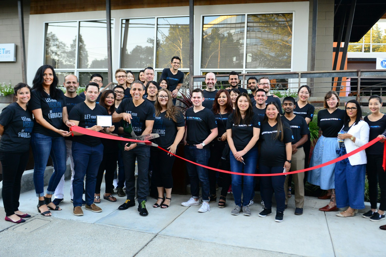 Ribbon cutting of our Walnut Creek location.