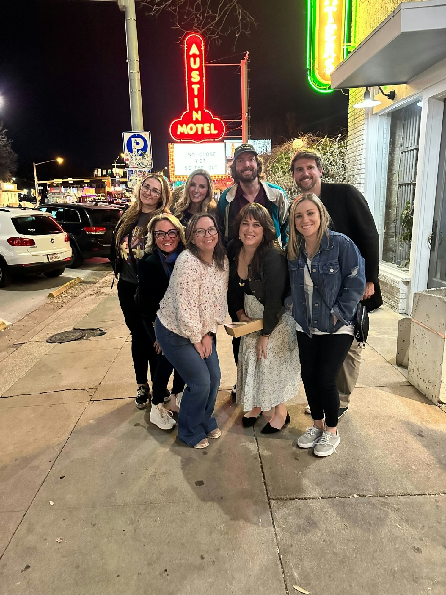 Post dinner group picture with local team members after completing the annual leadership meeting in 2023.