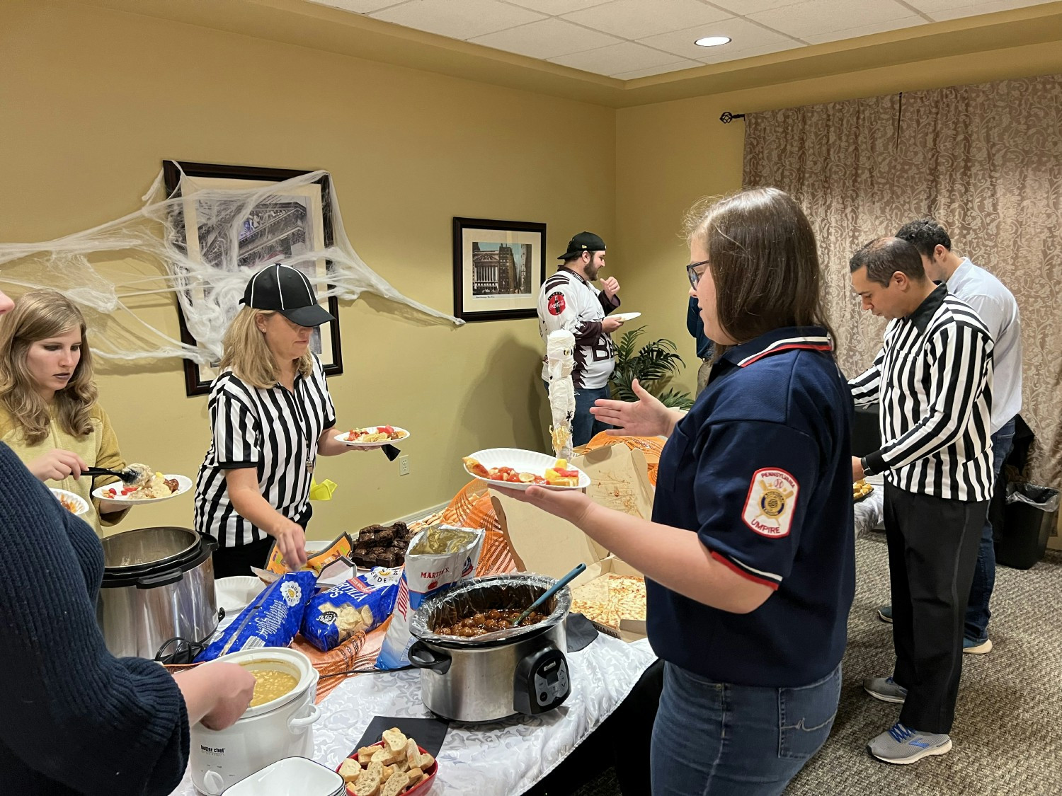 One can never go wrong with a costume contest and potluck!