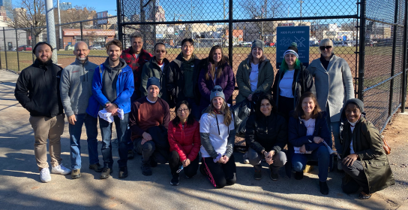Crew Community Service event at a local youth recreation center.