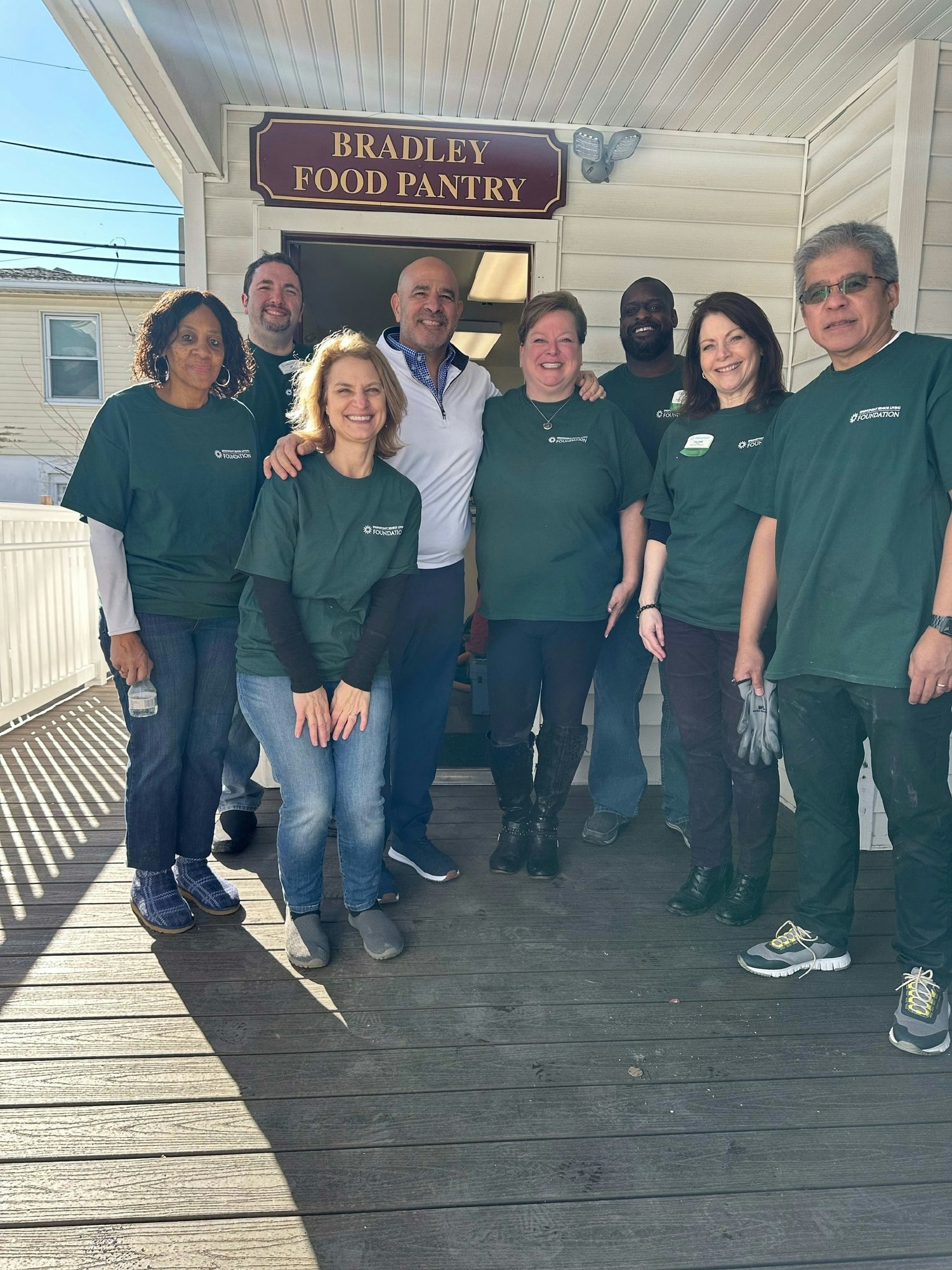 Our Springpoint team members are performing their MLK Day of Service activity at a local food bank.