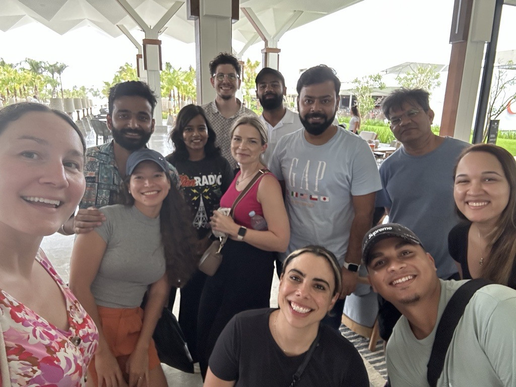 Some of the US team members with Indian colleagues in Dominican Republic