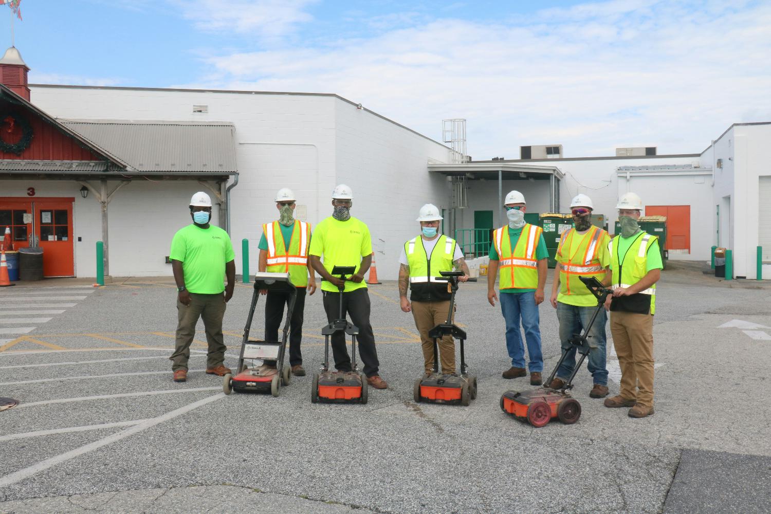 Our GPR team training session