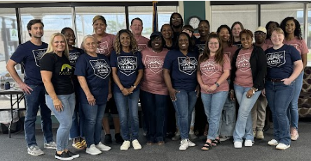 PIE LA in full force, proudly representing our centers and rocking our PIE Adventure shirts!