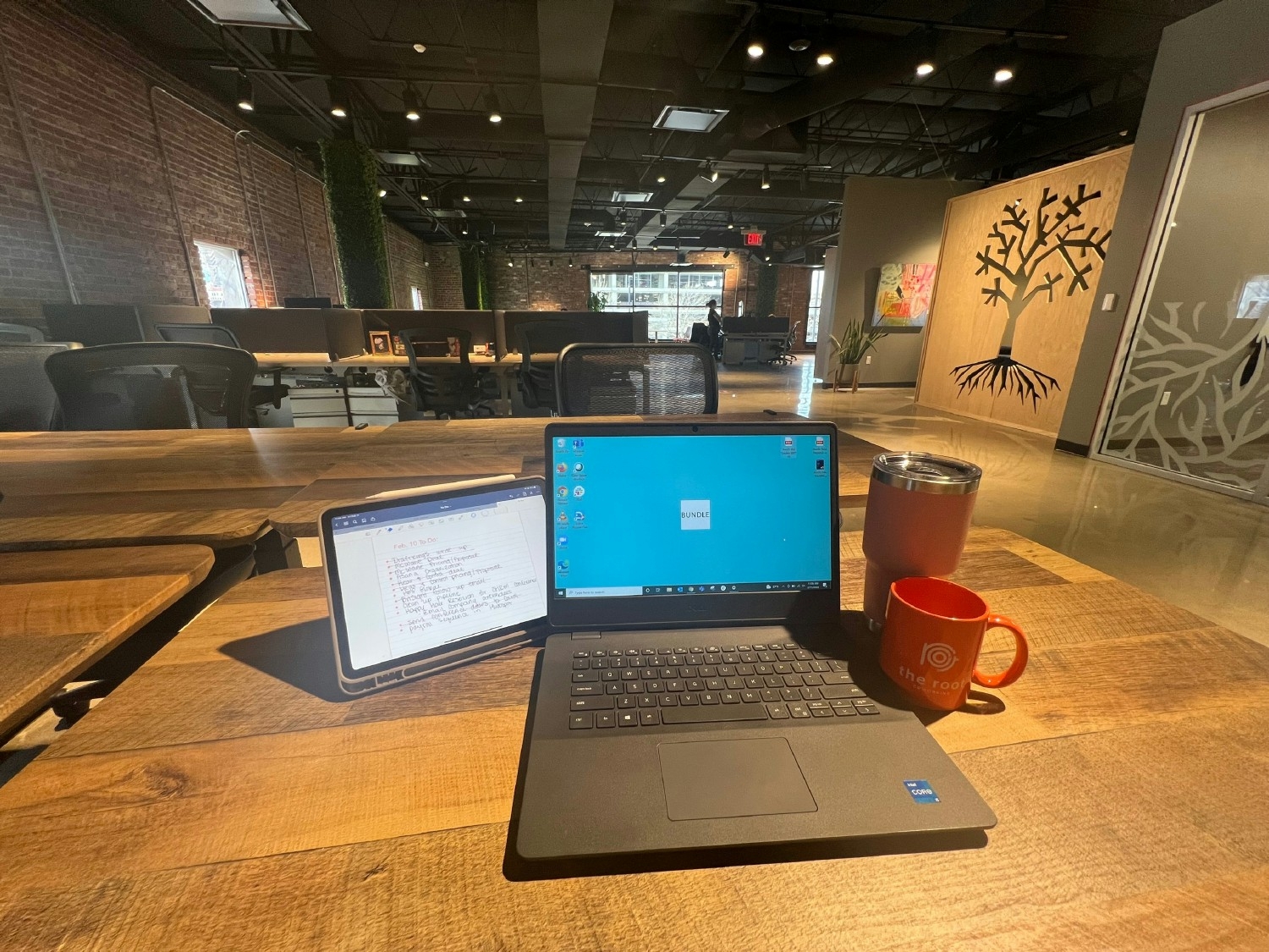 One of Bundle's remote office. Free coffee and kombucha on draft! 