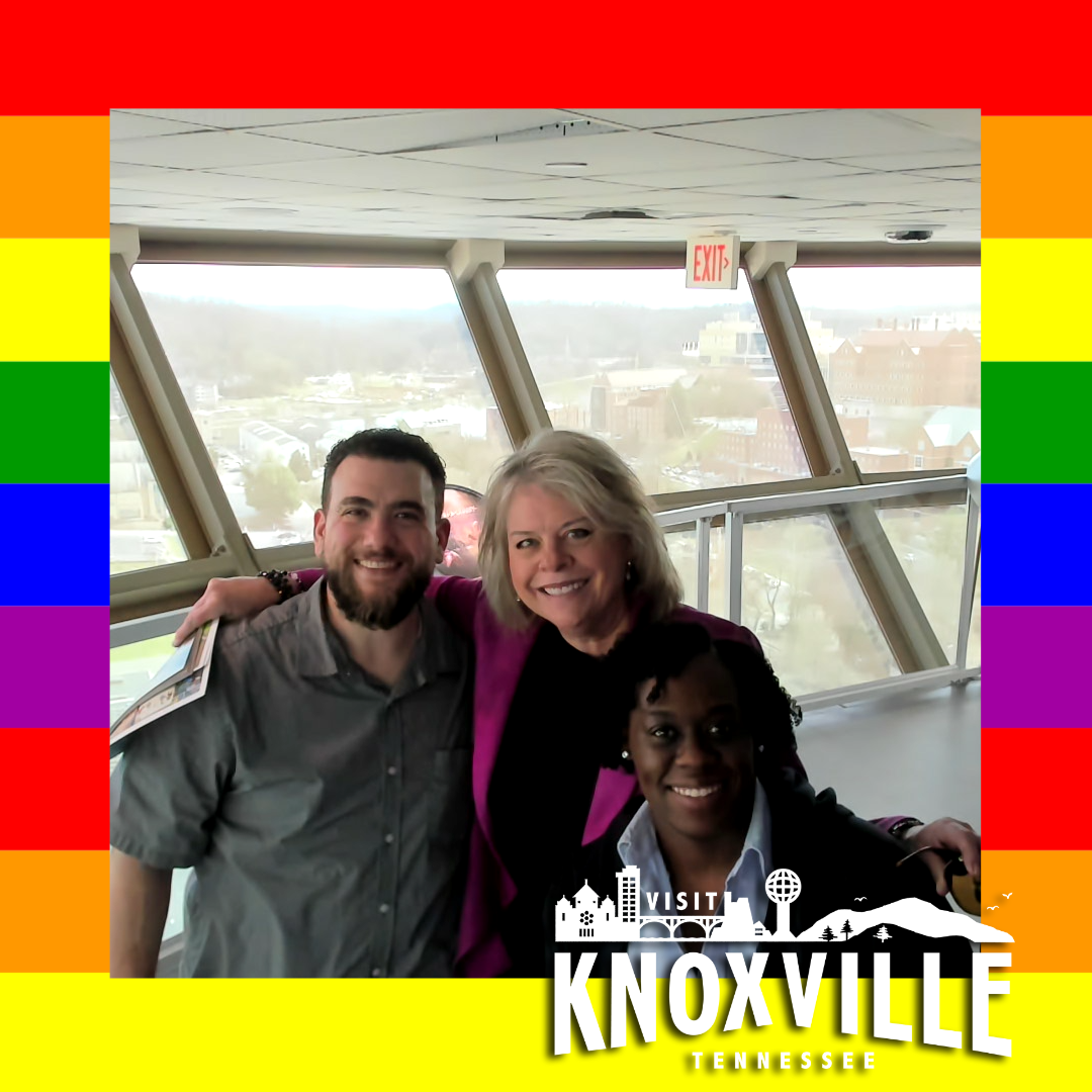 While visiting a customer, the crew came together for a team building trip to the Knoxville Sunsphere.