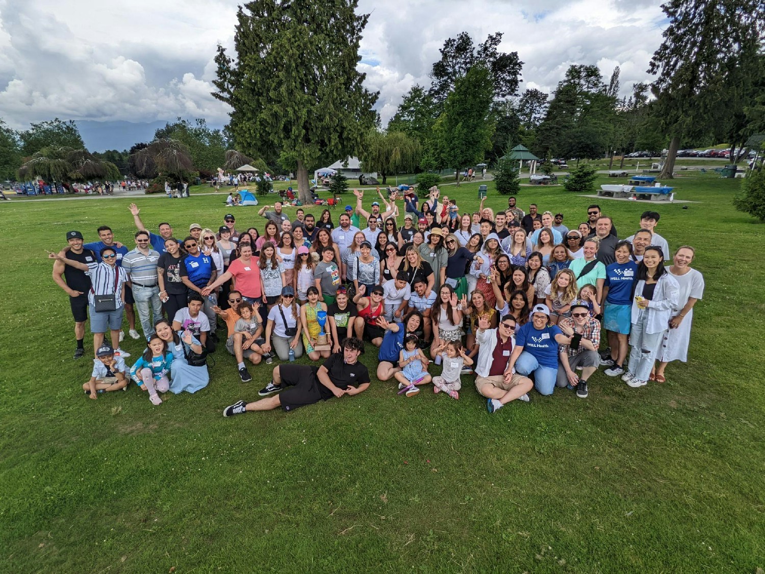 Group Photo at the WELL Health Vancouver Team Member Summer BBQ