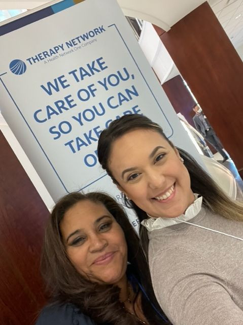 Our colleagues Natalie and Haydenise representing the Health Network One team in North Carolina