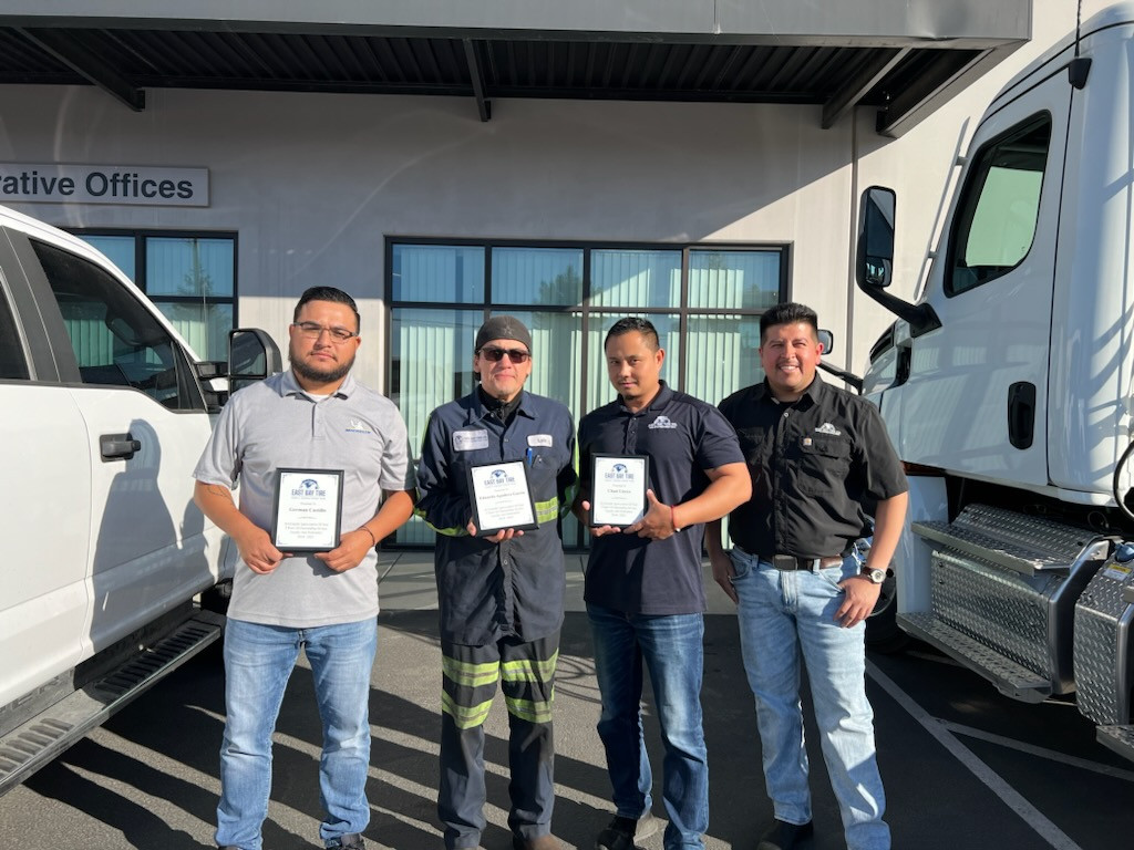 East Bay Tire acknowledges employees who celebrate milestone anniversaries and feature them in our company newsletter.