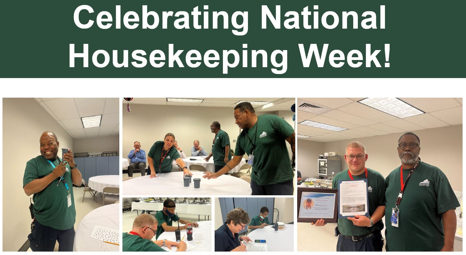 Celebrating Housekeeping Week