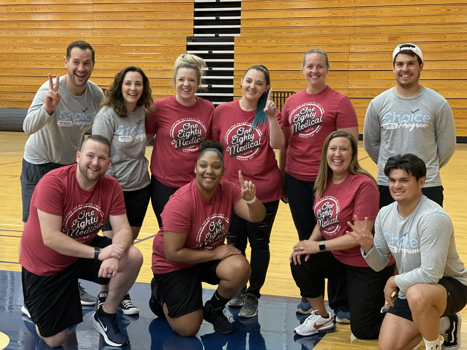 A favorite annual outing is the Wheelchair Basketball Tournament put on by OKASA. Here's our Team 180 players!