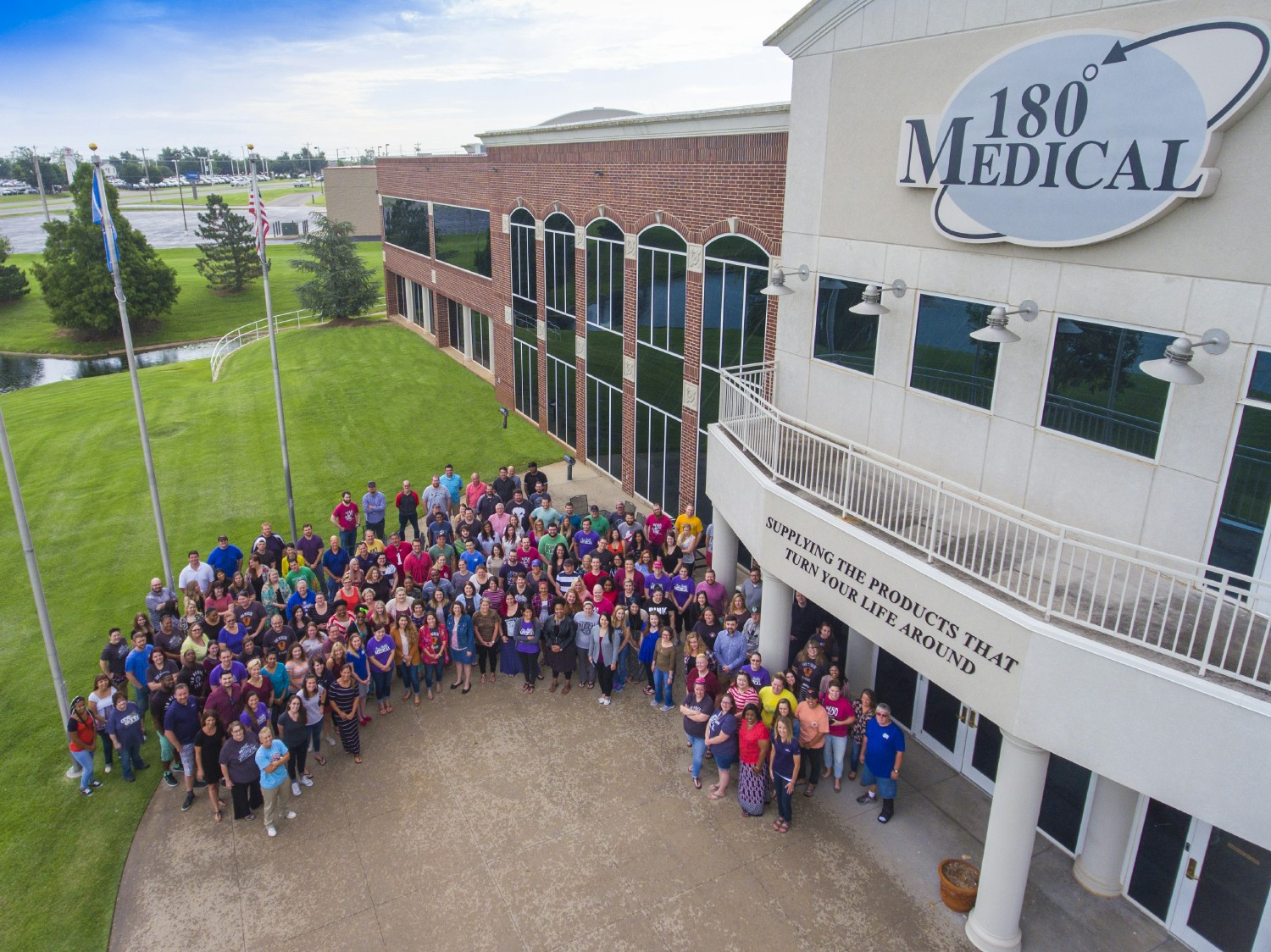 An overhead shot of our Corporate Headquarters in OKC!