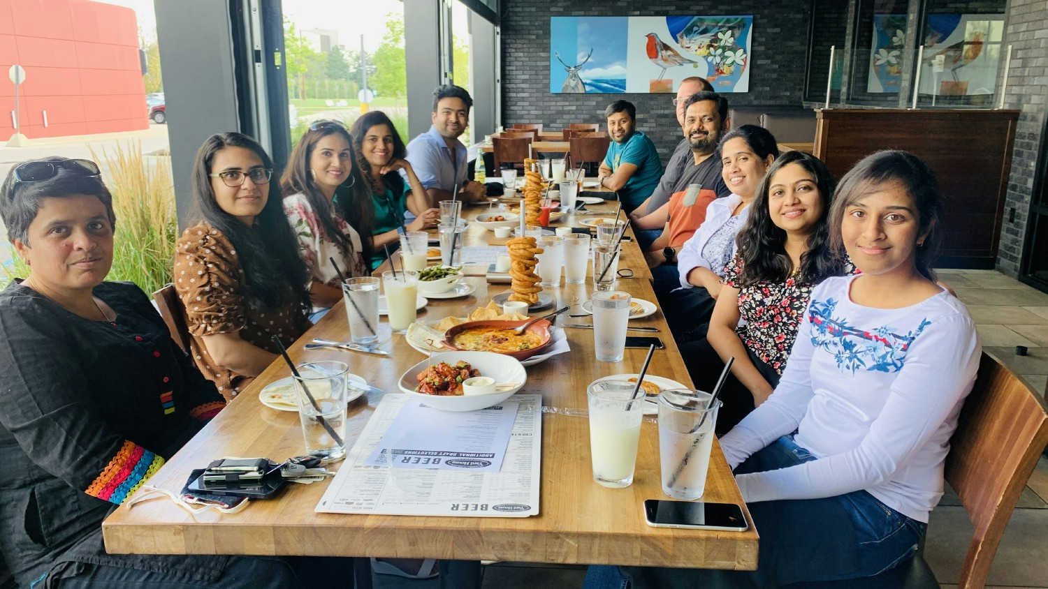 Great times & good food with the best team. Celebrating teamwork and camaraderie at lunch with some of our team members.