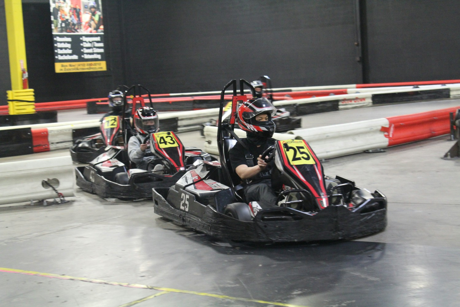 Full speed ahead! Our team hit the go-kart track, showcasing competitive spirit and teamwork. Work hard, play harder!