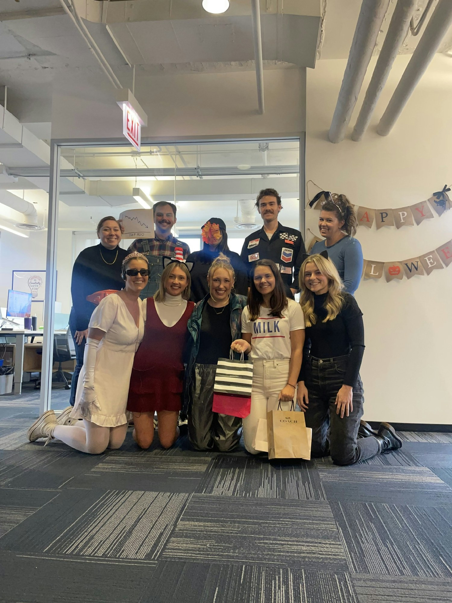 Next PR’s Chicago team celebrates the agency’s favorite holiday, Halloween, with pun-themed costumes, games and treats.