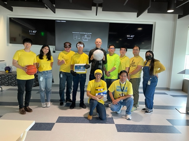 Gritters love Halloween - this team won the 2023 costume contest.