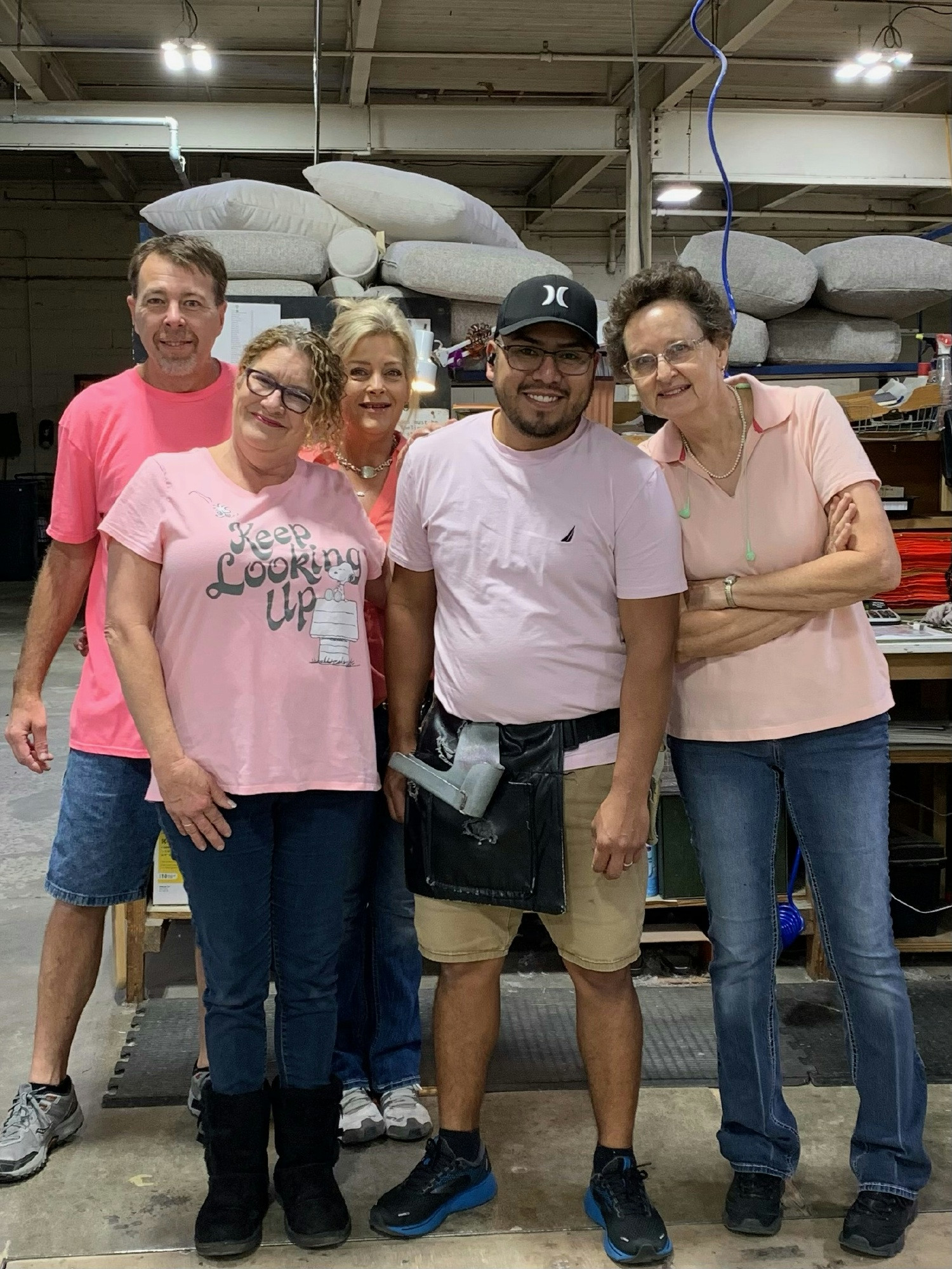Our manufacturing employees in Thomasville, NC are proud to support Breast Cancer Awareness.
