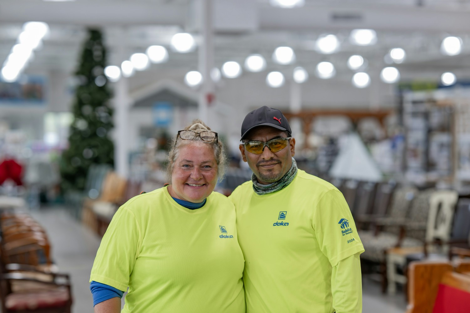 Team members volunteering at a ReStore event in Tennessee