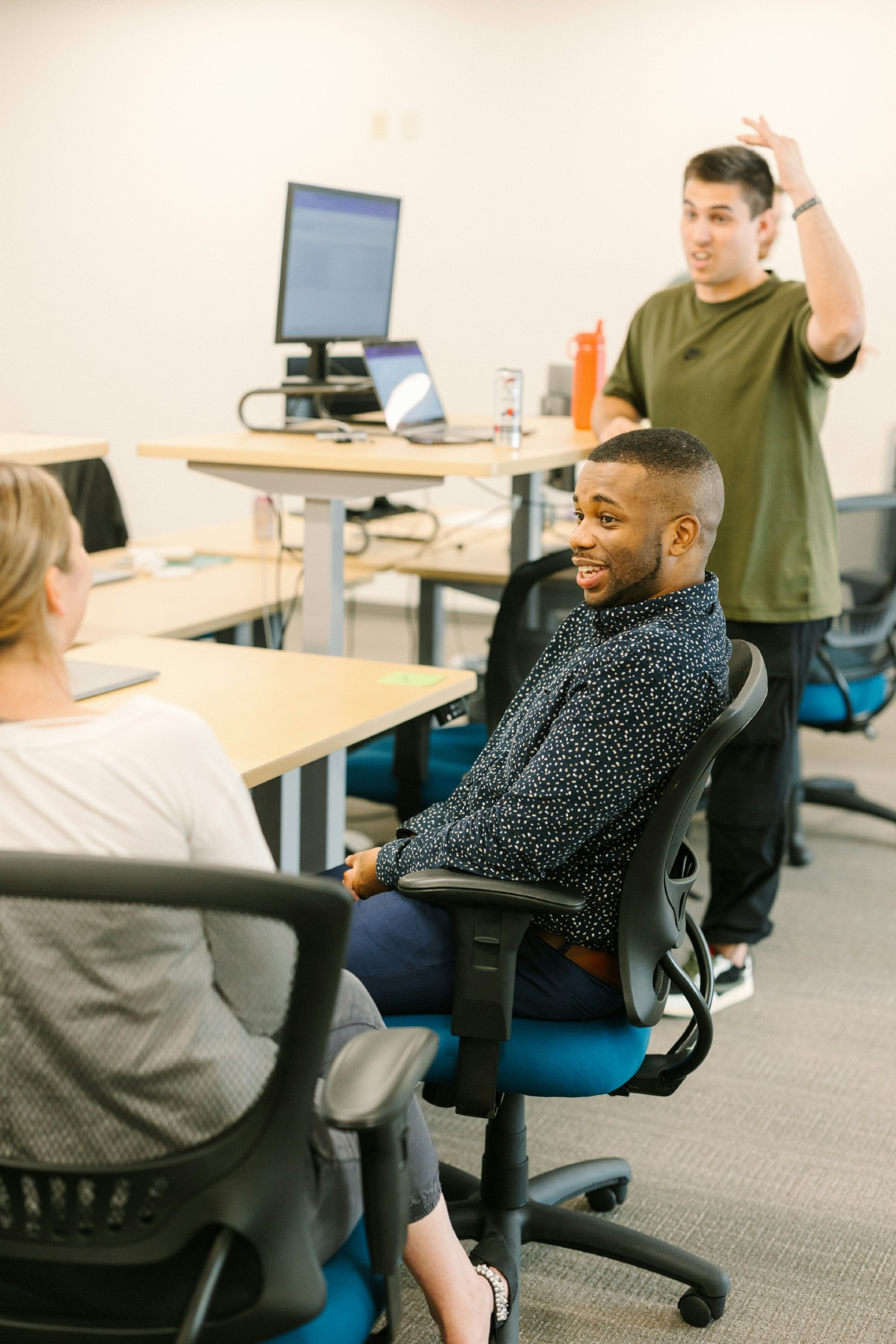 Our new hires get hands on, onsite support during their first weeks on the job. 