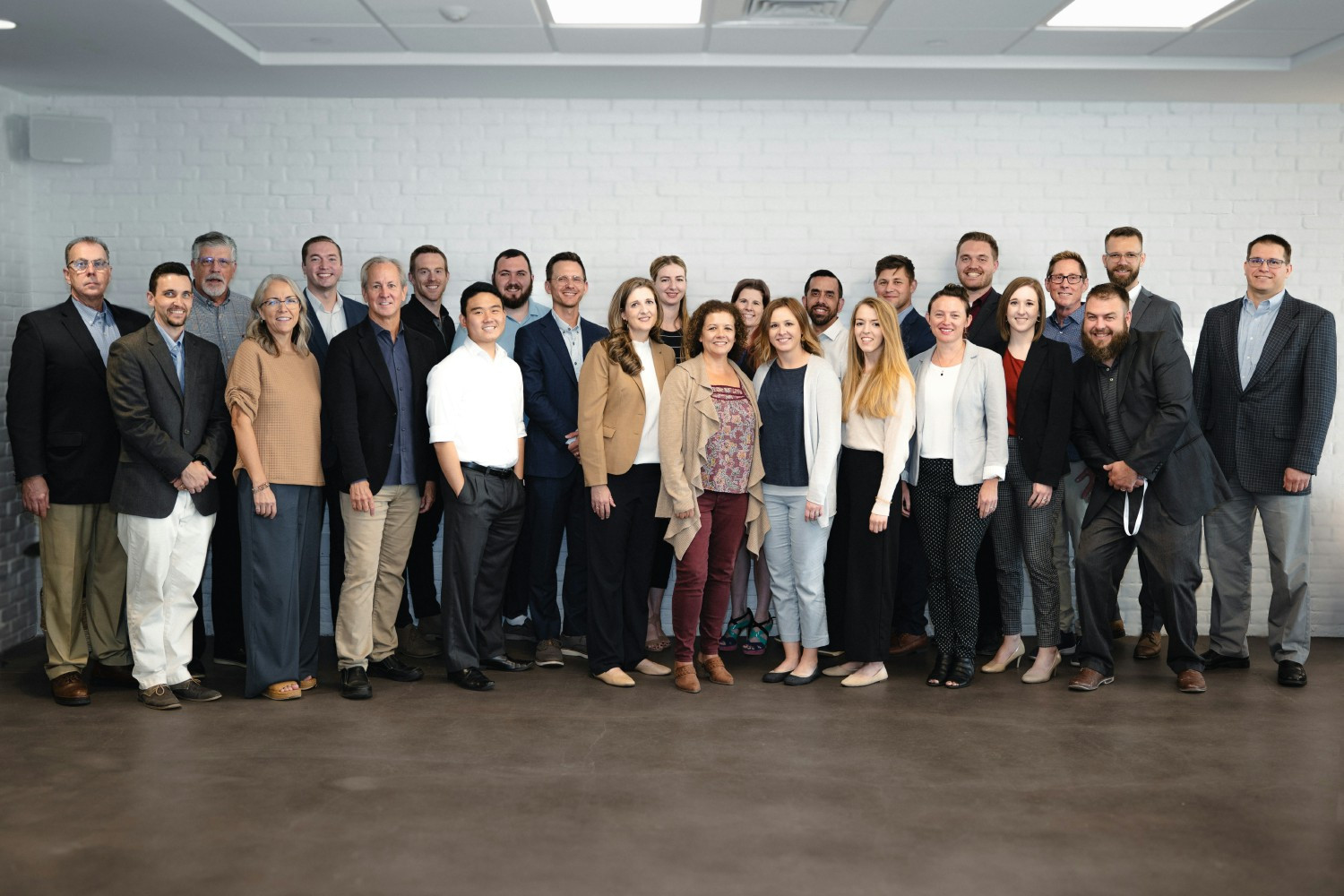 We host the Transform Conference and our out of town employees were able to join for an all staff photo.