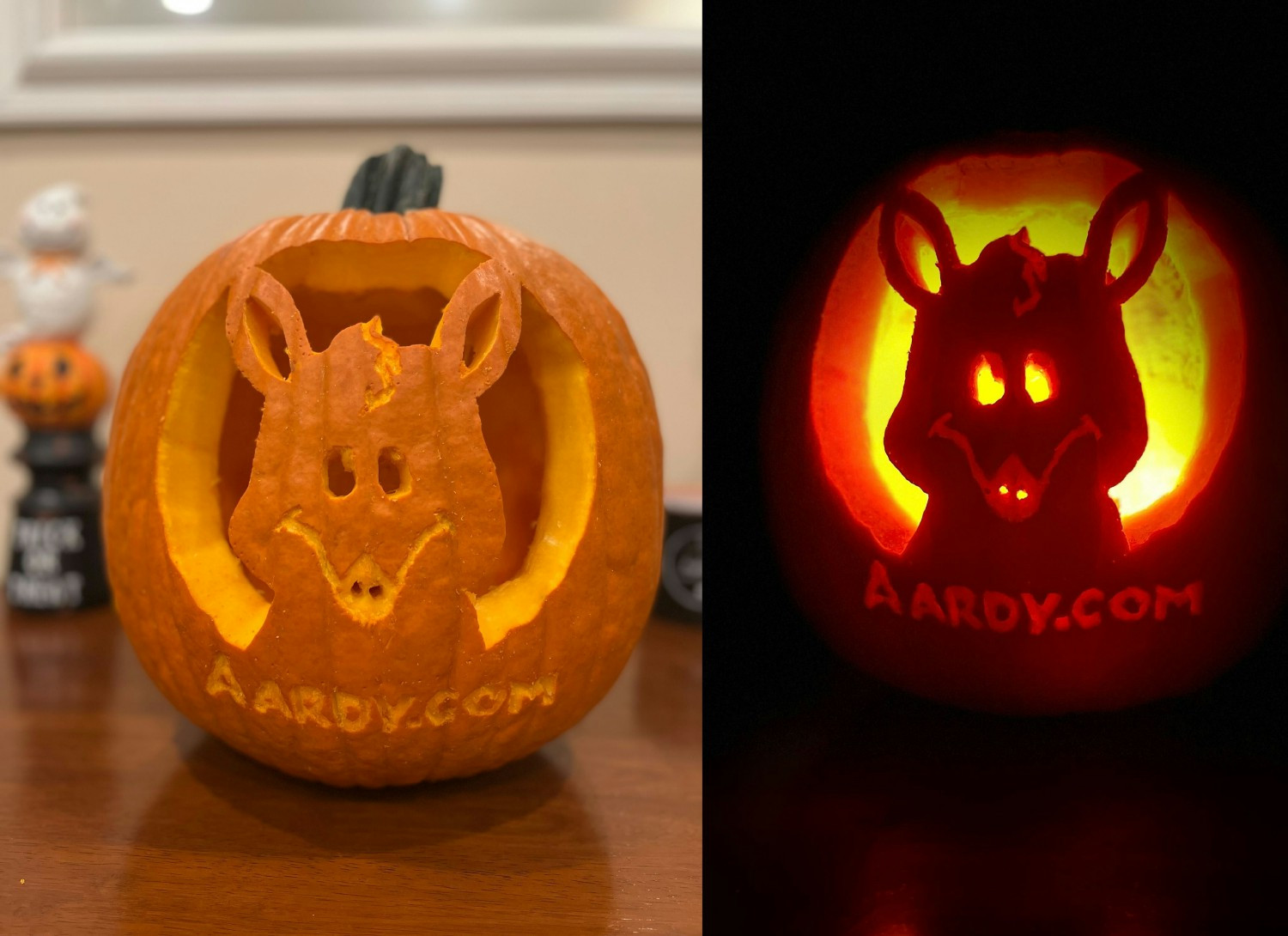 Aardy Halloween Fun! The winning pumpkins from our most recent Halloween pumpkin contest! 