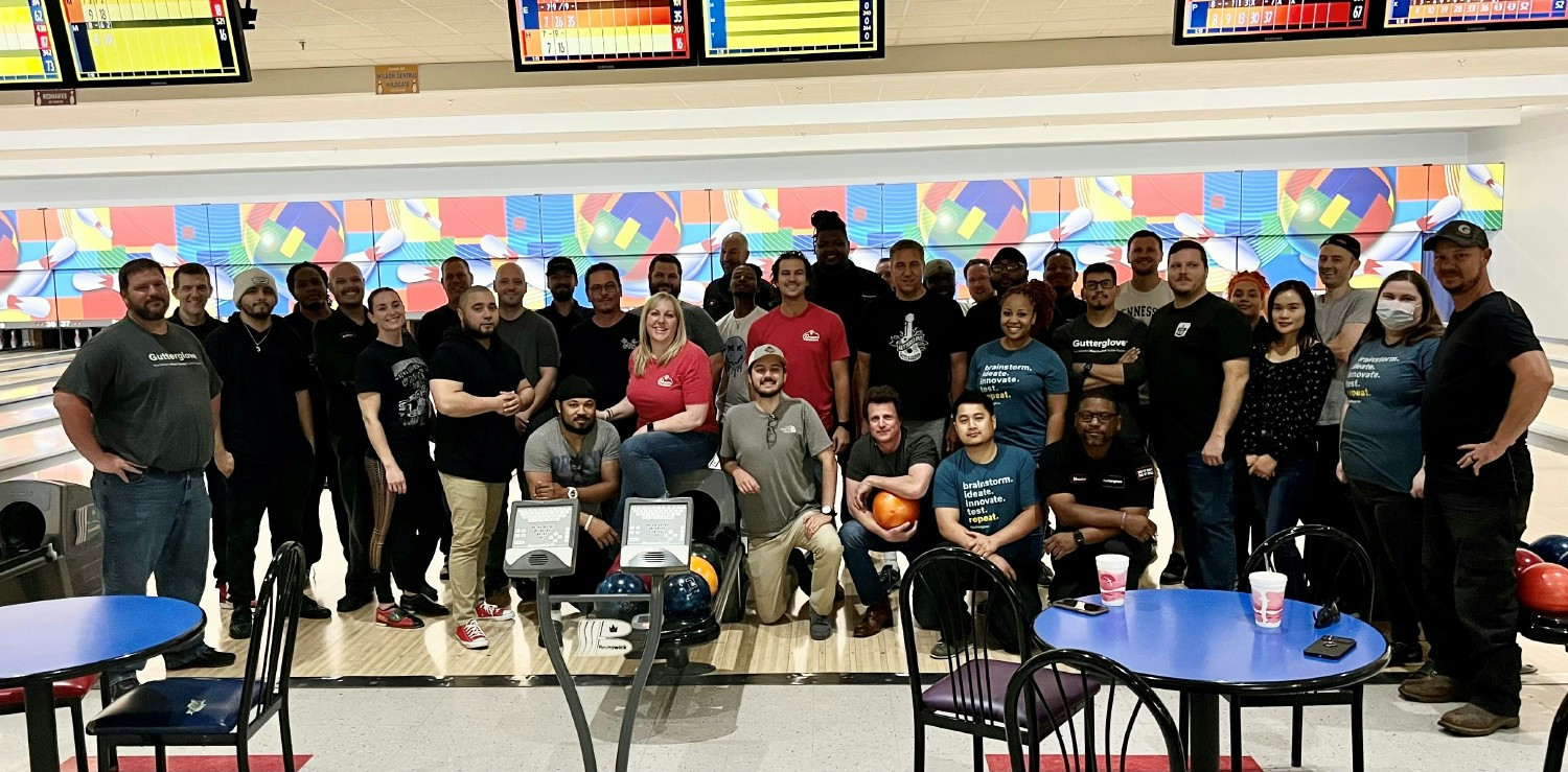 Bowling party with our Production team in La Vergne, Tennessee.