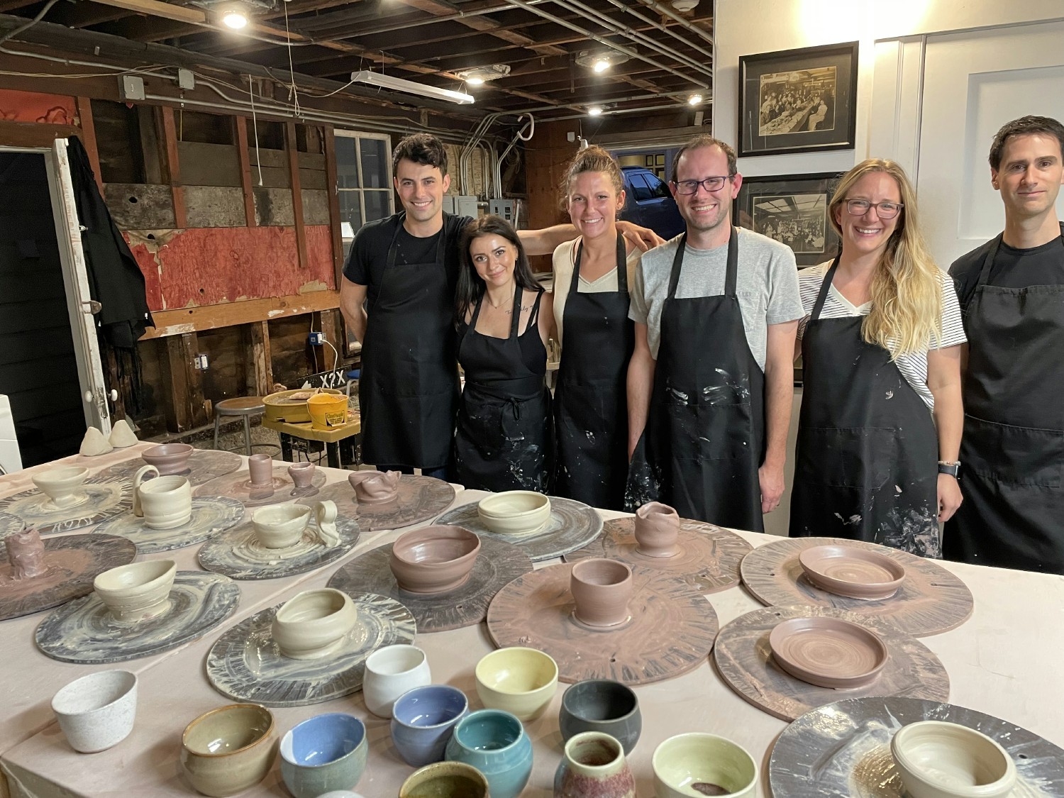 Our exec team took a wheel throwing pottery class together