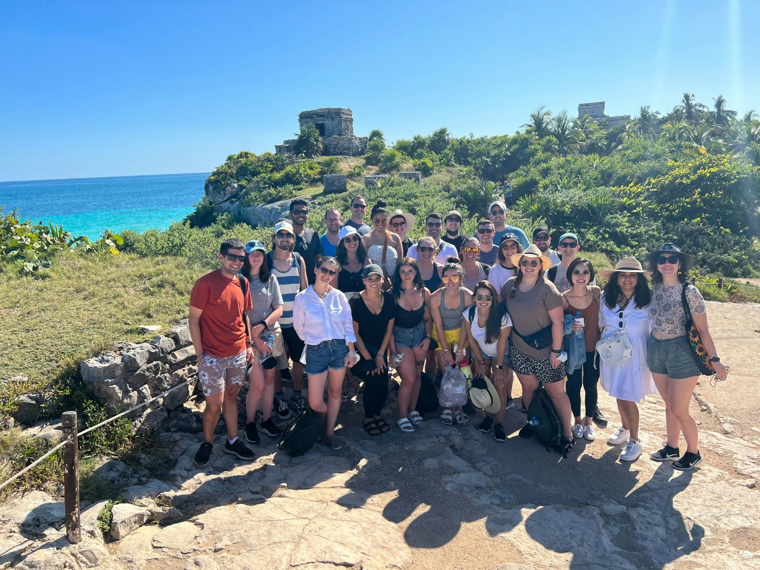 Eden Workplace team on our annual retreat at the Tulum ruins in Quintana Roo, Mexico.